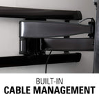 SANUS VLF728-S2 Large Full Motion Mount for TV's up to 90" - Stainless Steel