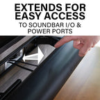 SANUS WSSAWM1-B2 Extendable Wall Mount Bracket for Sonos ARC Soundbar - Black