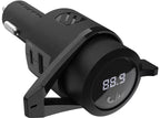 Scosche BTFM5 Bluetooth Hands-Free Car Kit with Digital FM Transmitter and Dual 12W USB Charging