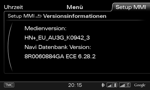 Audi MMI 3G+, 3G Plus HDD 2024 Navigation Map Update Package - 8R0060884GA