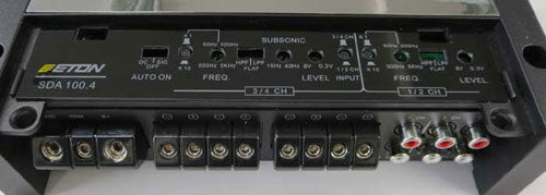 ETON SDA100.4 Car Audio Digital 4 Channel Amplifier 4 x 75w RMS @ 4 Ohm