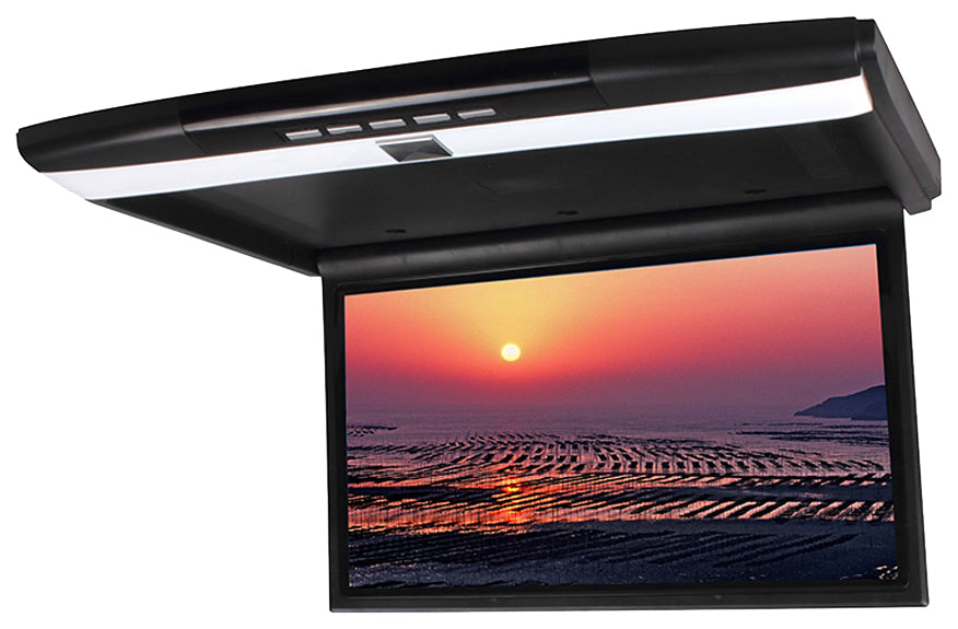 SDS-RM17-HD-BLACK 17.3 inch Roof mounted screen with full HD, Built-in FM Transmitter, Built-in Speakers
