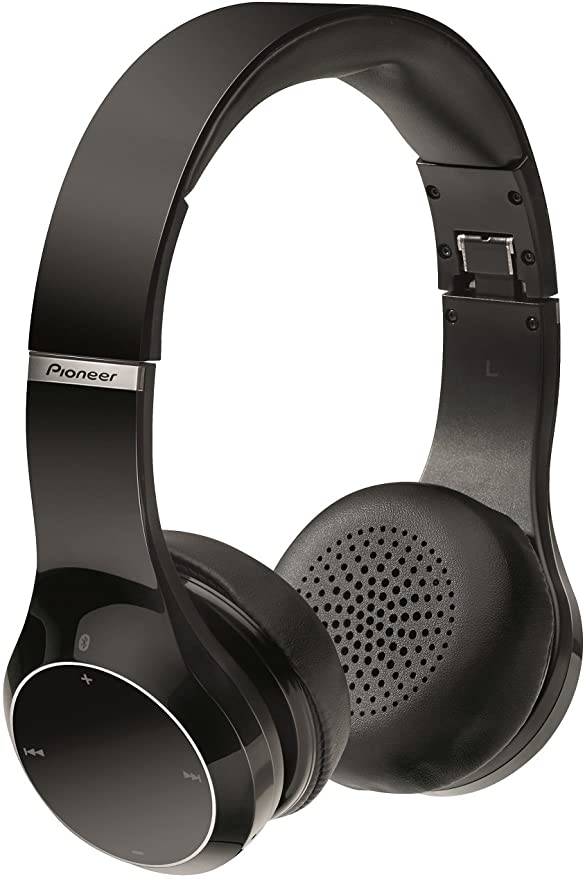 Pioneer SE-MJ771BT On-Ear Bluetooth Headset (ultra-deep bass response, max. 32 hours playback time, speakerphone, aptX, NFC, Multi-Pairing, folding design), black
