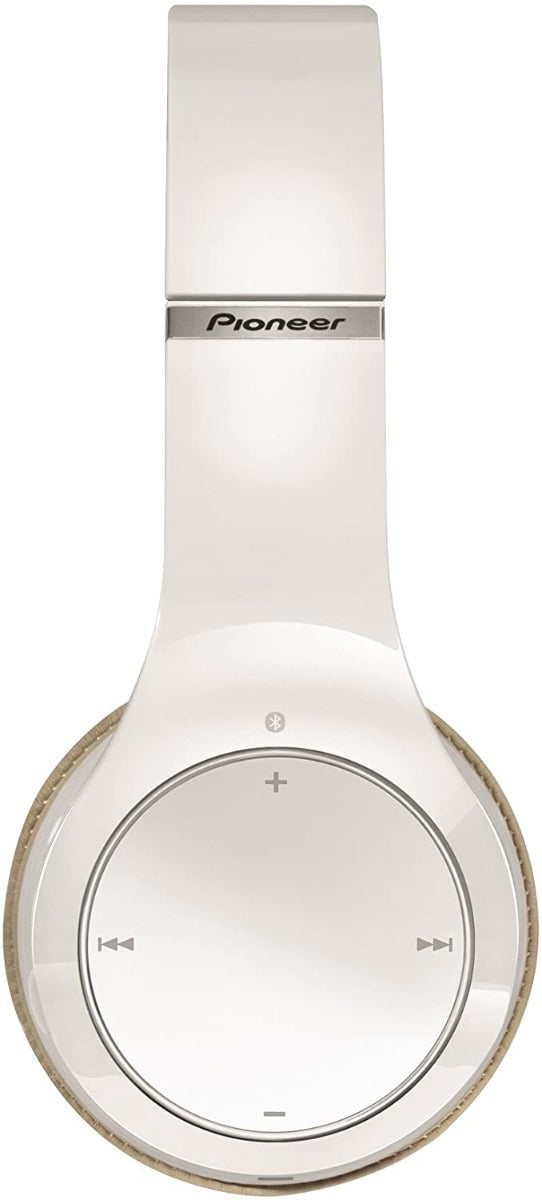 Pioneer SE-MJ771BT(W) On-Ear Bluetooth Headset (ultra-deep bass response, max. 32 hours playback time, speakerphone, aptX, NFC, Multi-Pairing, folding design), white