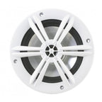 Stinger SEA65W 300W 6.5" Sea Series 2 Way Coaxial 4-ohm Marine and Powersports Speakers with Gloss White Grilles