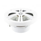 Stinger SEA65W 300W 6.5" Sea Series 2 Way Coaxial 4-ohm Marine and Powersports Speakers with Gloss White Grilles