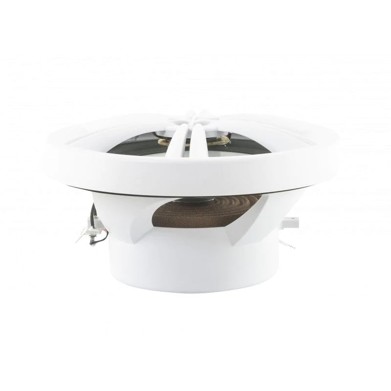 Stinger SEA65W 300W 6.5" Sea Series 2 Way Coaxial 4-ohm Marine and Powersports Speakers with Gloss White Grilles
