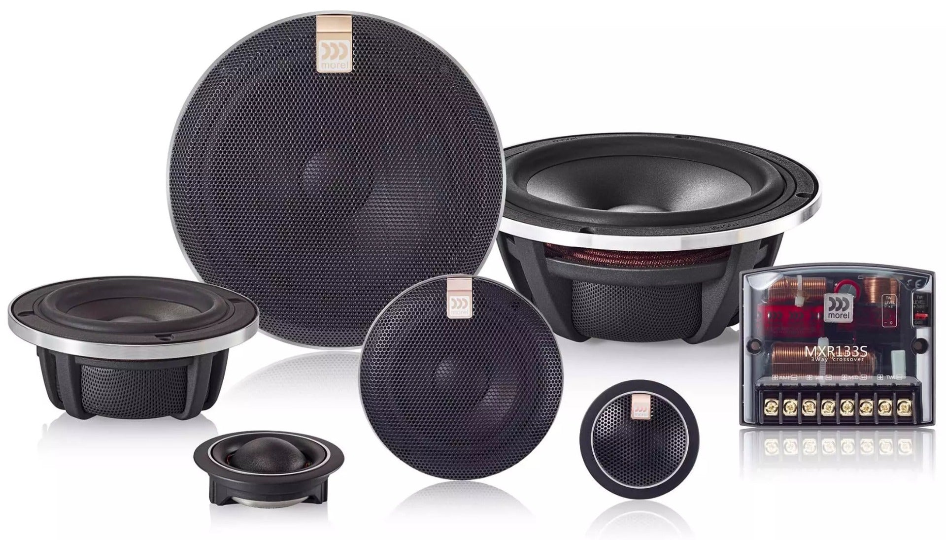 Morel Sensus 63 6.5" (165 mm) 3-Way Component Speaker Set