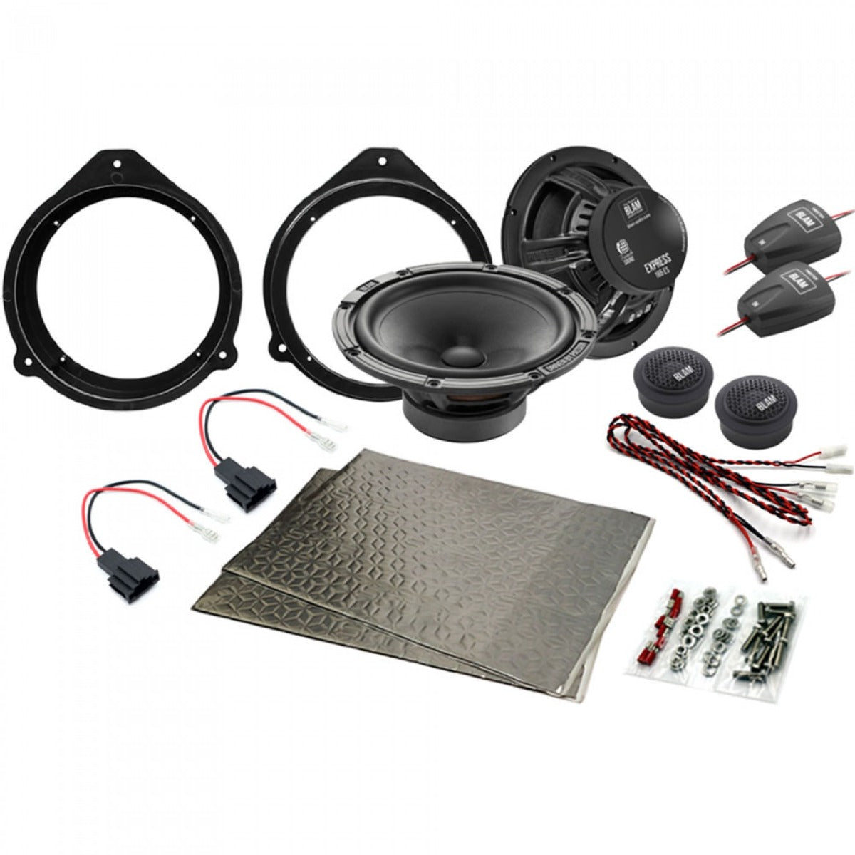 Audi A3, A4, TT 165mm (6.5 Inch) complete BLAM EXPRESS speaker upgrade fitting kit SFK-AUD1-ES165