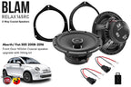 Abarth/ Fiat 500 (2008-2016) RELAX 165RC Front Door Coaxial speaker upgrade fitting kit SFK-FIA1-RC165