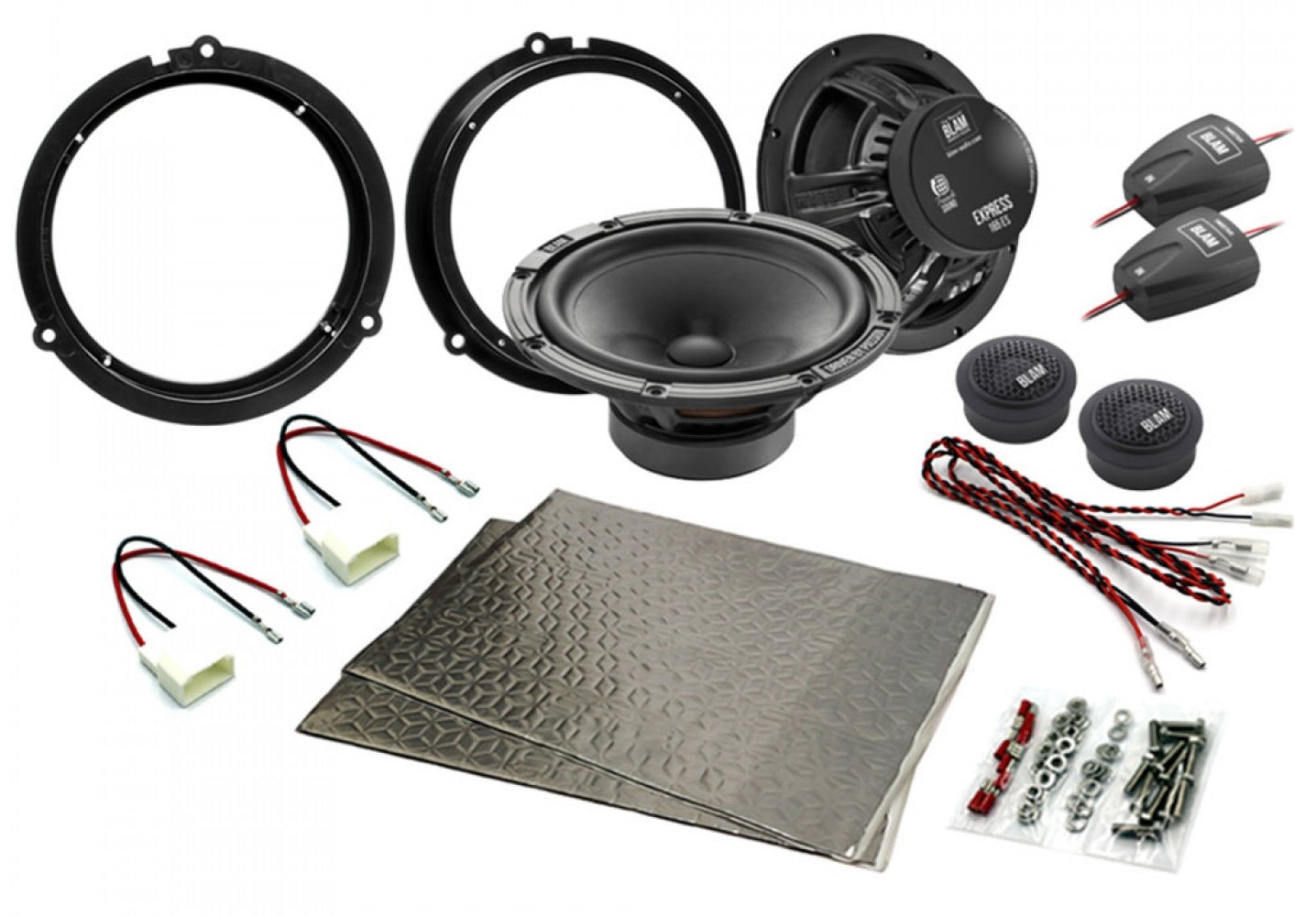 Mazda BT-50 2011-Mazda BT-50 2011 to 20202020 165mm (6.5 Inch) BLAM EXPRESS Speaker Upgrade Fitting Kit SFK-FOR1-ES165