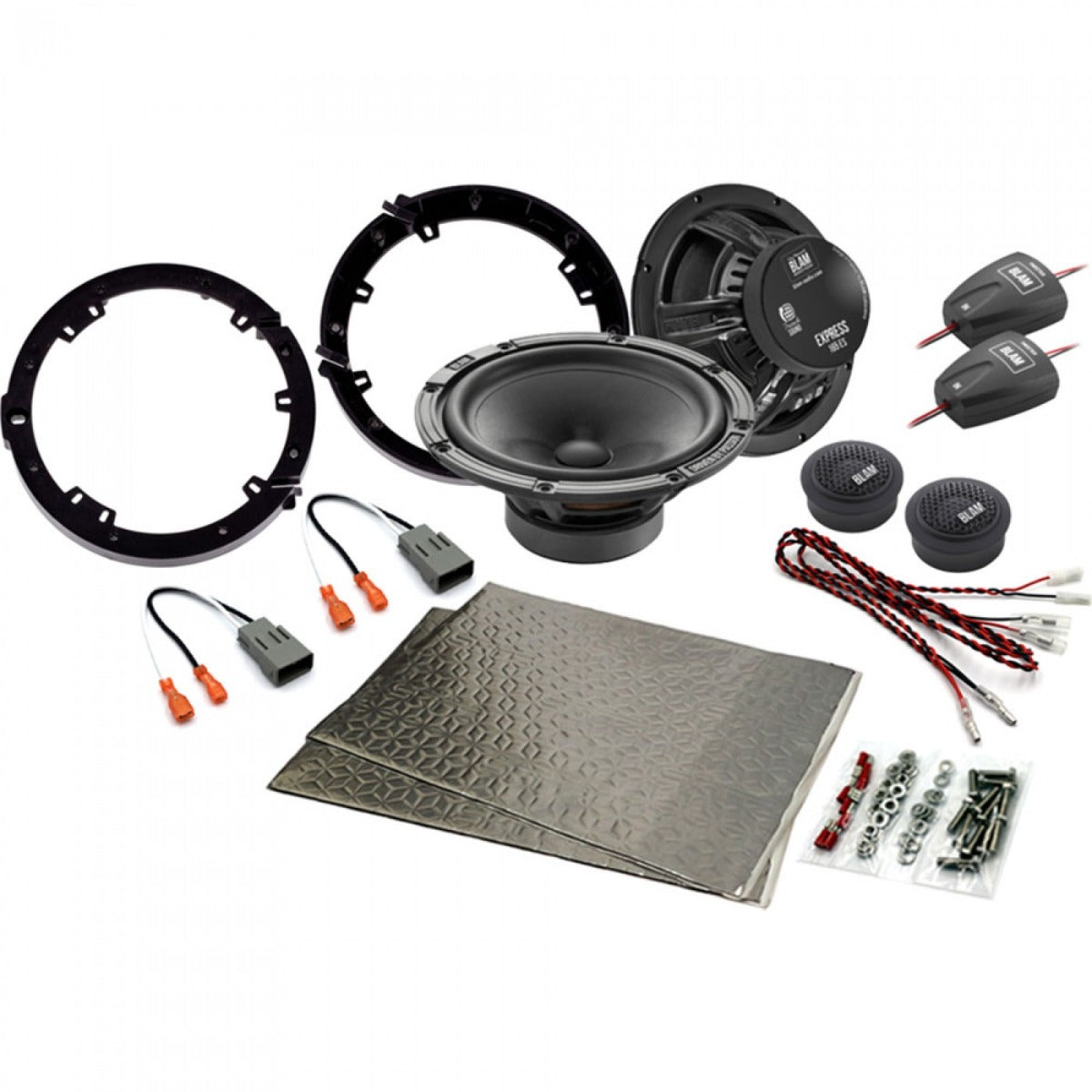 Honda Accord, Civic, CR-V, CR-Z, HR-V 165mm (6.5 Inch) BLAM EXPRESS speaker upgrade fitting kit SFK-HON1-ES165