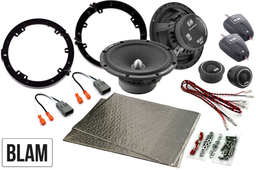 Honda Accord, Civic, CR-V, HR-V, Insight, Stepwgn165mm (6.5 Inch) complete BLAM SFK-HON1-RS165 speaker upgrade fitting kit