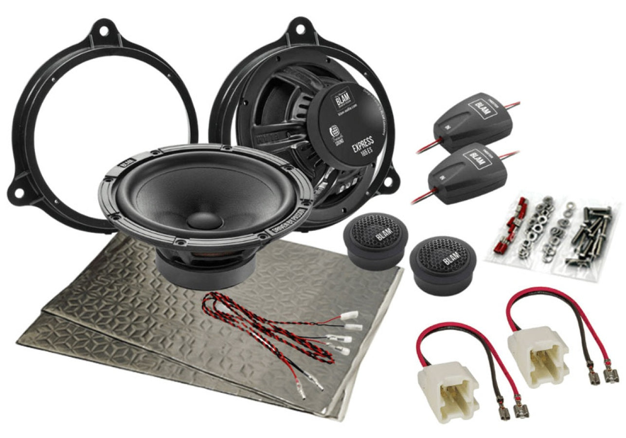 Nissan NV200 (2010-20) BLAM EXPRESS 165ES Front Door Component speaker upgrade fitting kit SFK-NIS1-ES165