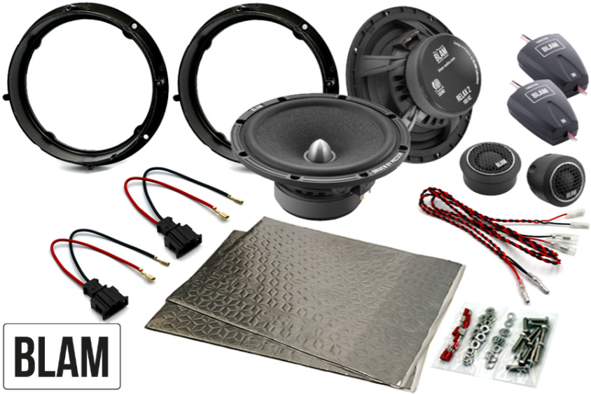 Daihatsu, Lexus, Perodua, Scion, Toyota 165mm (6.5 Inch) complete BLAM SFK-TOY1-RS165 speaker upgrade fitting kit