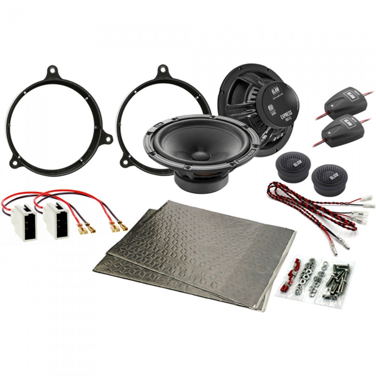Toyota, Avensis, Corolla, Voltz 165mm (6.5 Inch) complete BLAM EXPRESS speaker upgrade fitting kit SFK-TOY2-ES165