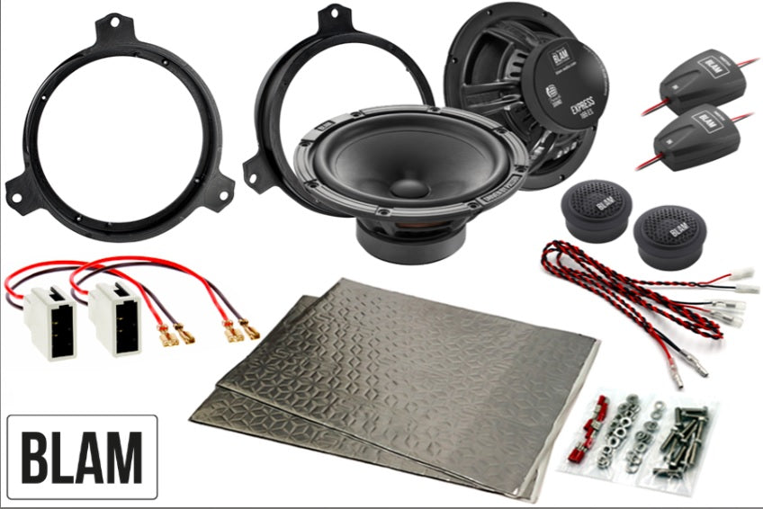 Toyota Auris, Aygo, GT86, IQ, RAV4, Urban Cruiser, Yaris 165mm (6.5 Inch) BLAM EXPRESS speaker upgrade fitting kit SFK-TOY3-ES165