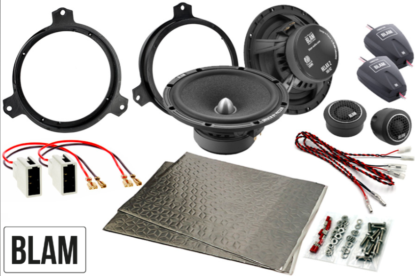 Citroen, Peugeot, Subaru, Toyota 165mm (6.5 Inch) complete BLAM SFK-TOY3-RS165 speaker upgrade fitting kit