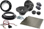 Skoda BLAM 165RS 165mm speakers into the front doors of complete speaker upgrade fitting kit