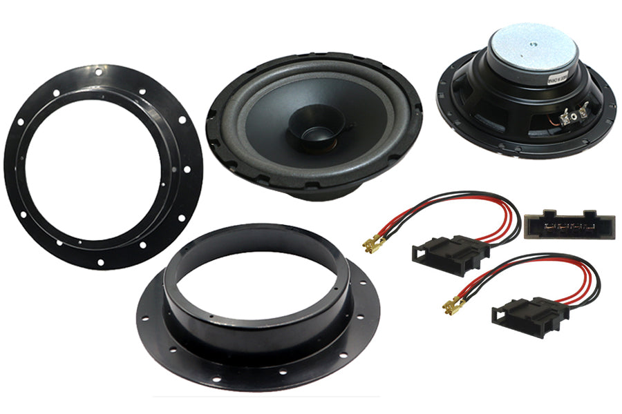 Volkswagen, Skoda, Seat  Custom Fit 165MM 2-Way Car Speakers InCarTec SFK-VW003-165