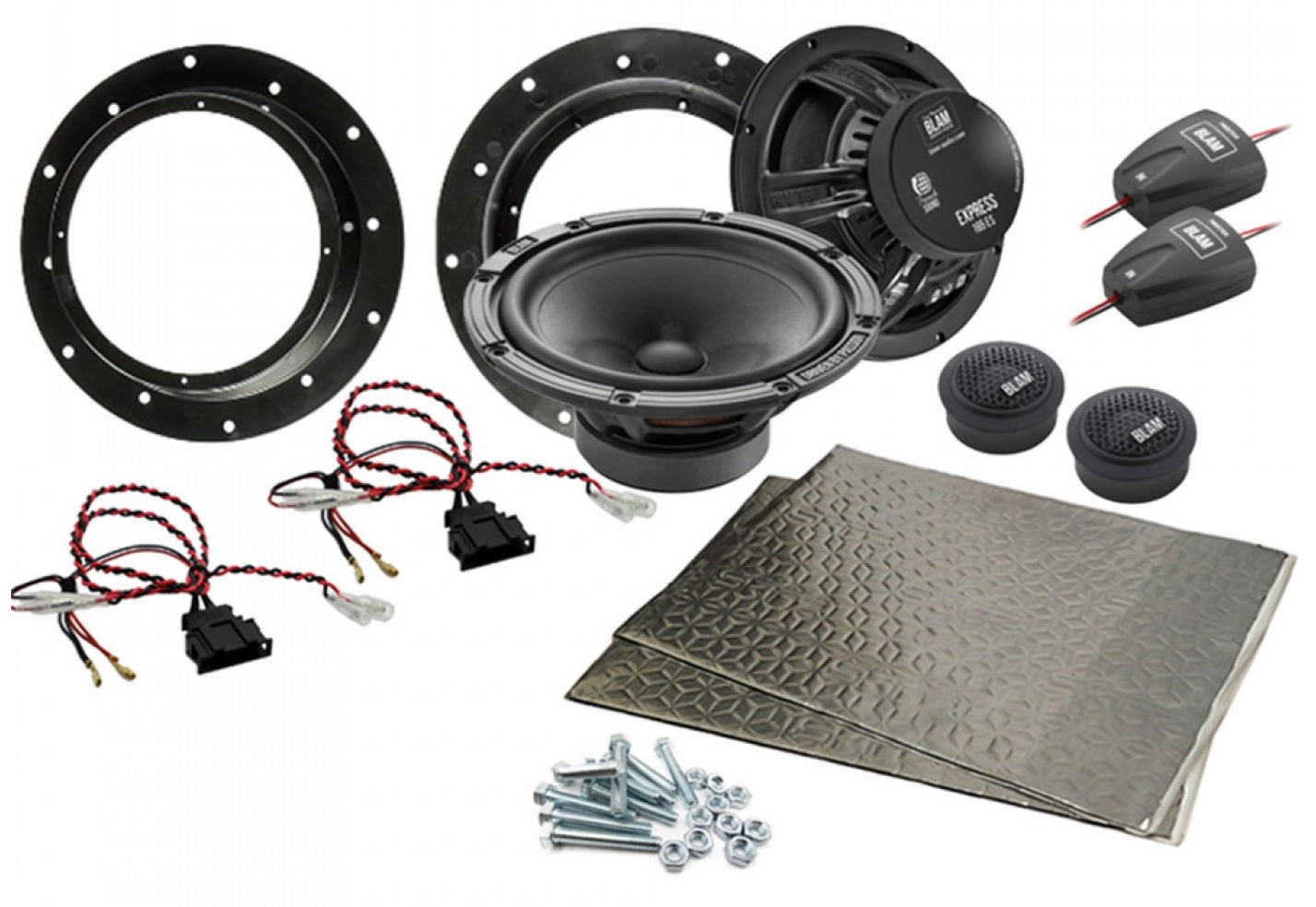 SEAT Alhambra 2010 - 2020 165mm front doors speaker upgrade fitting kit SFK-VW1-ES165