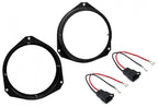 Alfa Romeo, Citroen, Chrysler, Fiat, Ford, IVECO, Lancia, Peugeot and Vauxhal 165mm (6.5 Inch) speaker upgrade fitting kit SFKU-FIA01-165