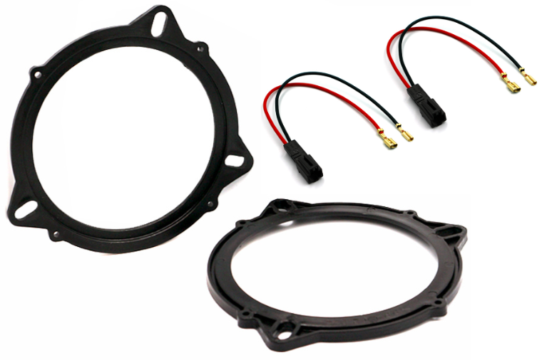 Tesla Model 3 and Y 100mm rear doors or hatch speaker upgrade fitting kit SFKU-TSL08-100