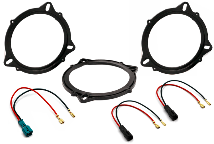 Tesla Model 3 and Y 100mm dashboard speaker upgrade fitting kit SFKU-TSL09-100