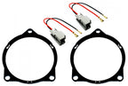 Volvo C40, S60/90, V60/90/, XC40/60/90 Midrange and Polestar 2 Front door 100mm (4 Inch) speaker upgrade fitting kit SFKU-VOL03-100