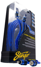 Stinger SI6220 6000 Series 6.10 Metre 20ft Shielded Directional Twisted RCA Phono Car Stereo Cable