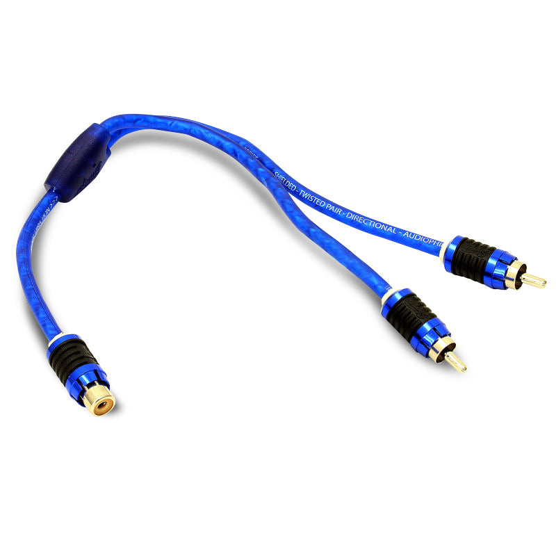Stinger SI62YM 6000 Series Car 2 Male 1 Female Y Adapt
