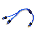 Stinger SI62YM 6000 Series Car 2 Male 1 Female Y Adapt