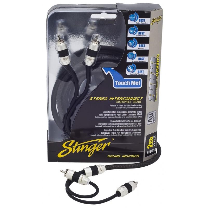 Stinger SI8220 2 Channel Triple Shielded Interconnect Cable 20 FT