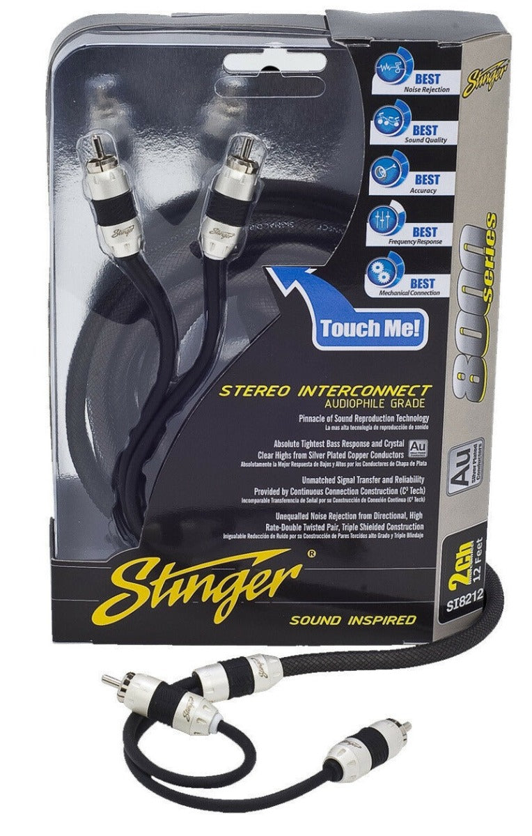Stinger SI82YM - 8000 Series Audiophile Grade RCA Y-Adapter Cable