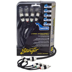 Stinger SI8412 4 Channel Triple Shielded Interconnect Cable 12 FT
