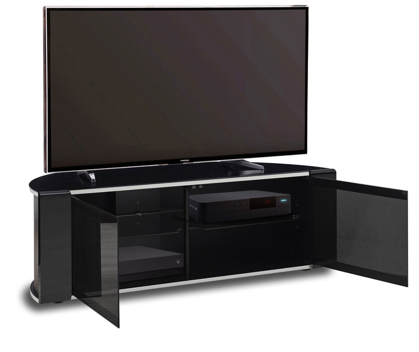 MDA Designs Sirius 1200 Black  TV Cabinet