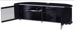 MDA Designs Sirius 1600 Black Complete Cantilever TV Cabinet