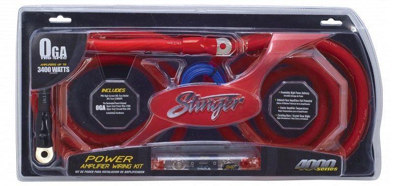 Stinger SK4201 4GA 1/0 Gauge 4000 Series Power Amplifier Installation Kit