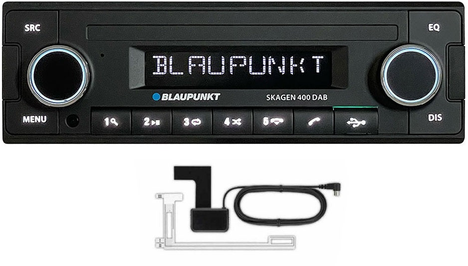 Blaupunkt Skagen 400DAB DAB BT Radio Bluetooth USB AUX Classic Retro OEM w/ DAB antenna