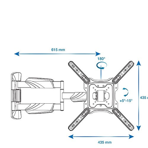 Norstone Skye D2355-RS Articulated Mount for Screens up to 55" 35kg