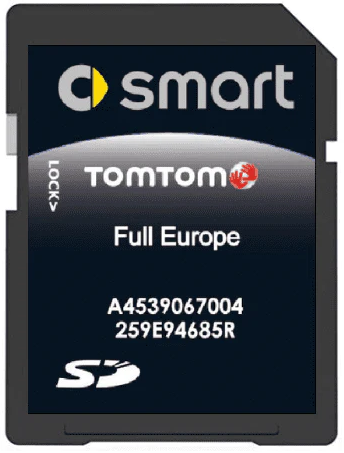SMART 453 TOMTOM COOL AND MEDIA NAVIGATION EUROPE 2023 A4539067004