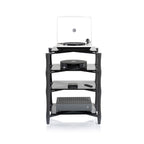 Norstone SLENDER HiFi 4 shelf HI-FI Stand Gunmetal Grey Finish NORSLEGG