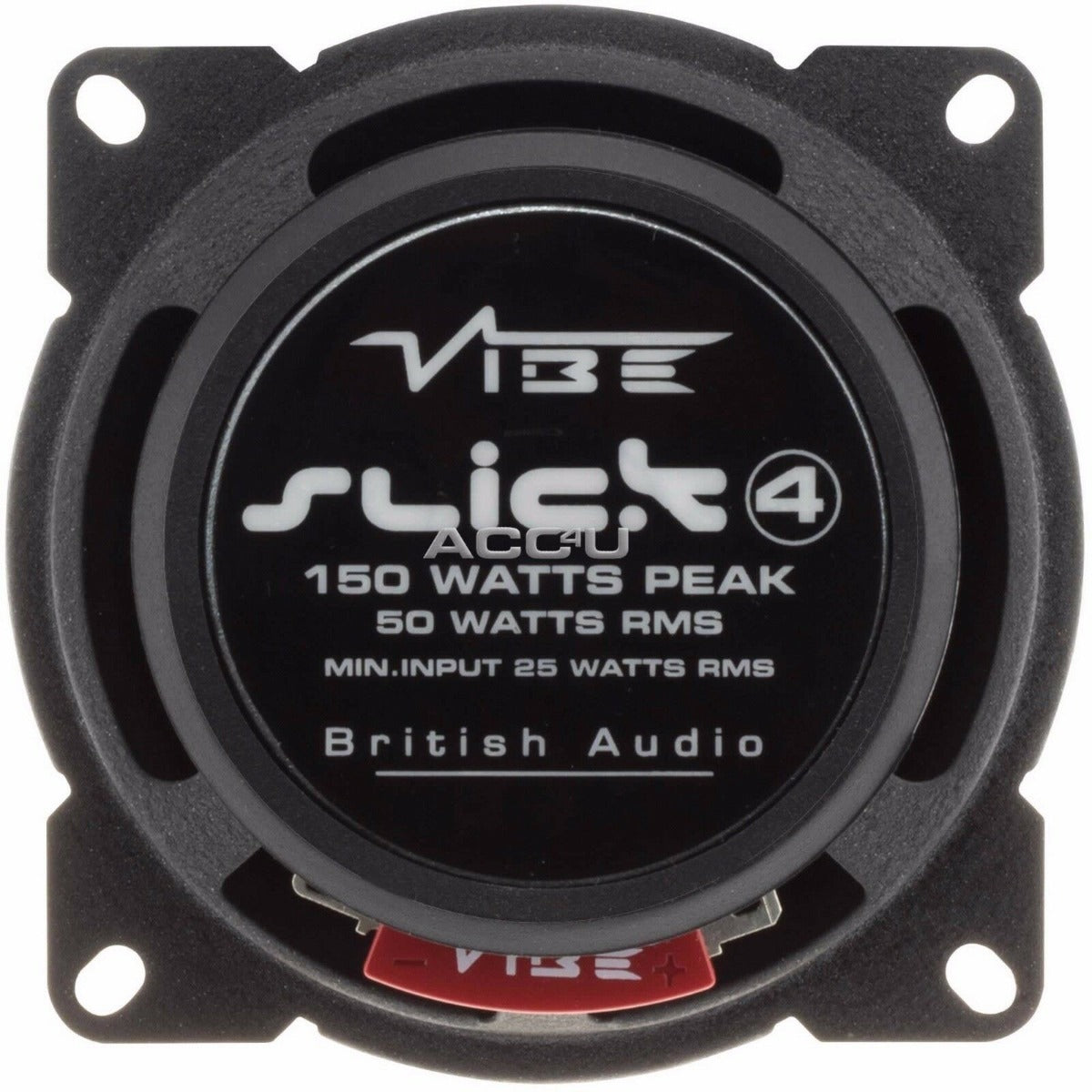 Vibe Slick4-V7 10cm 4" 150 Watt 2-Way  Coaxial Speakers