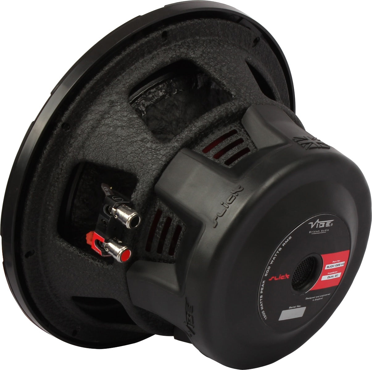 Vibe SLICK10D2-V3 10 inch high power subwoofer 1500W max power, 550W RMS