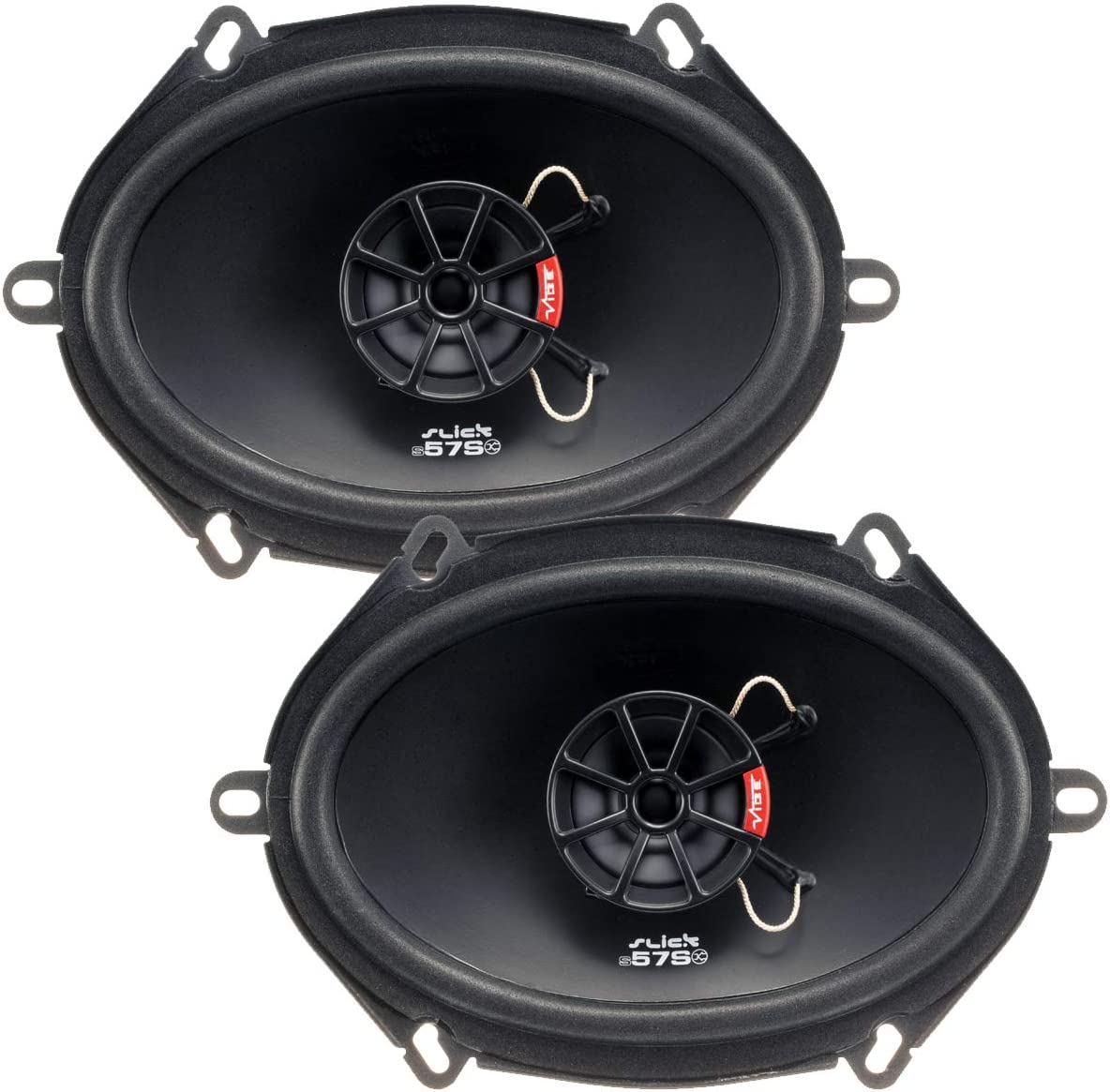 Vibe SLICK 57-V7 - 5"x7" 2-Way Coaxial 240w Car Speakers