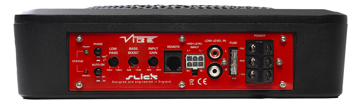 Vibe SLICKC10A-V0 - Active 10" Underseat Subwoofer 180W