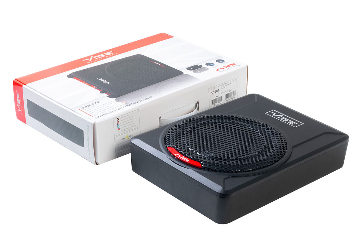 Vibe SLICKC10A-V0 - Active 10" Underseat Subwoofer 180W
