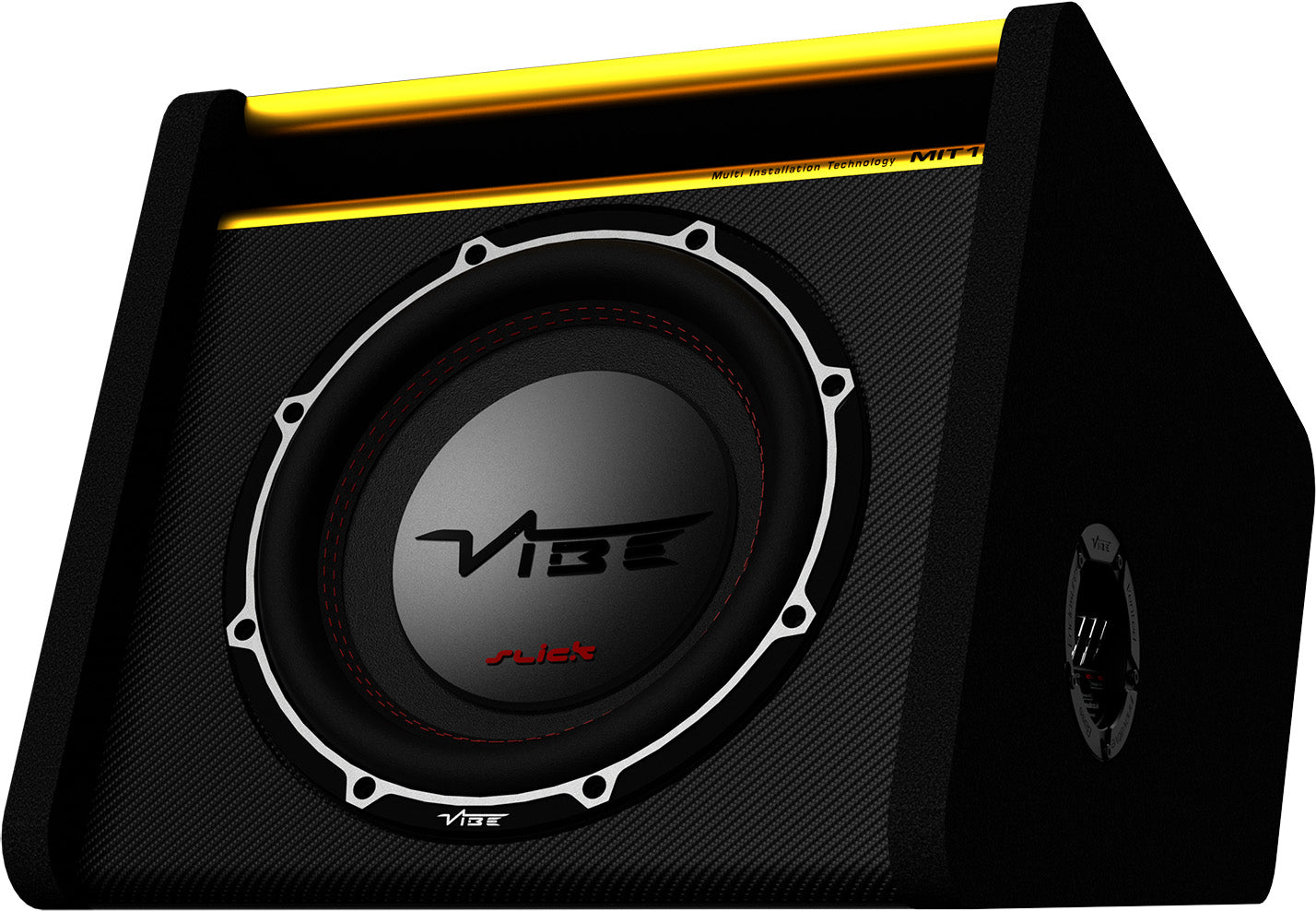 Vibe SLICKMIT10-V3 SLICKMIT Series 10 Inch 1500 Watts Passive Trapezius Bass Subwoofer Enclosure