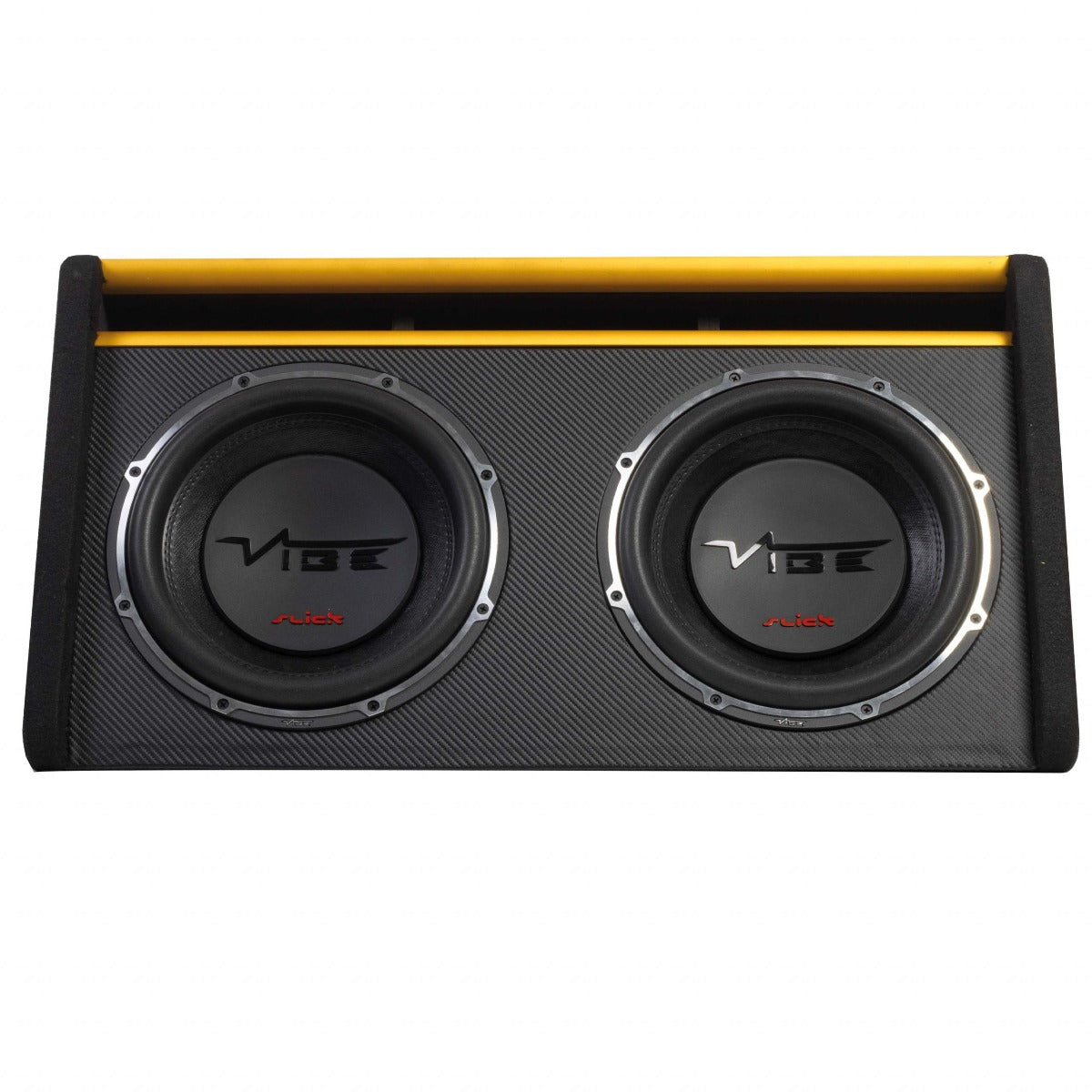 Vibe SLICKMIT12T-V3 MIT Series 12 Inch 3000w Twin Passive Trapezius Bass Subwoofer Enclosure