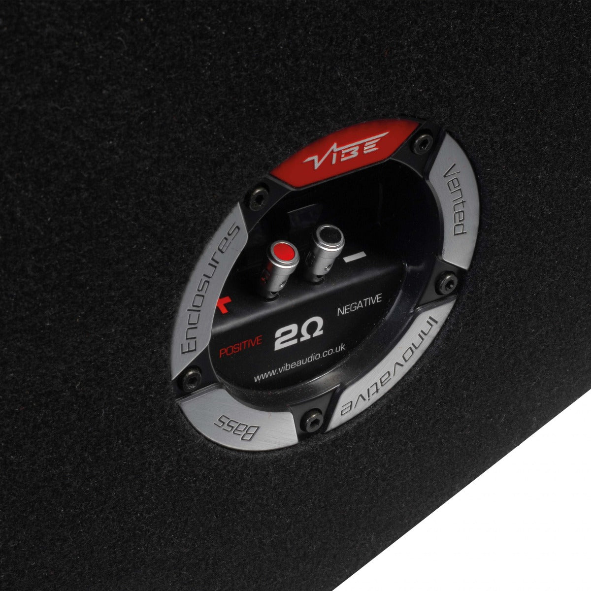 Vibe SLICKMIT12T-V3 MIT Series 12 Inch 3000w Twin Passive Trapezius Bass Subwoofer Enclosure